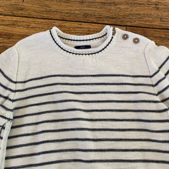 Next Nautical Stripe Sweater - Picture 9 of 10